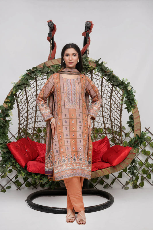 Charm Digital Printed Lawn BR-1418