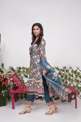 Charm Digital Printed Lawn BR-1422