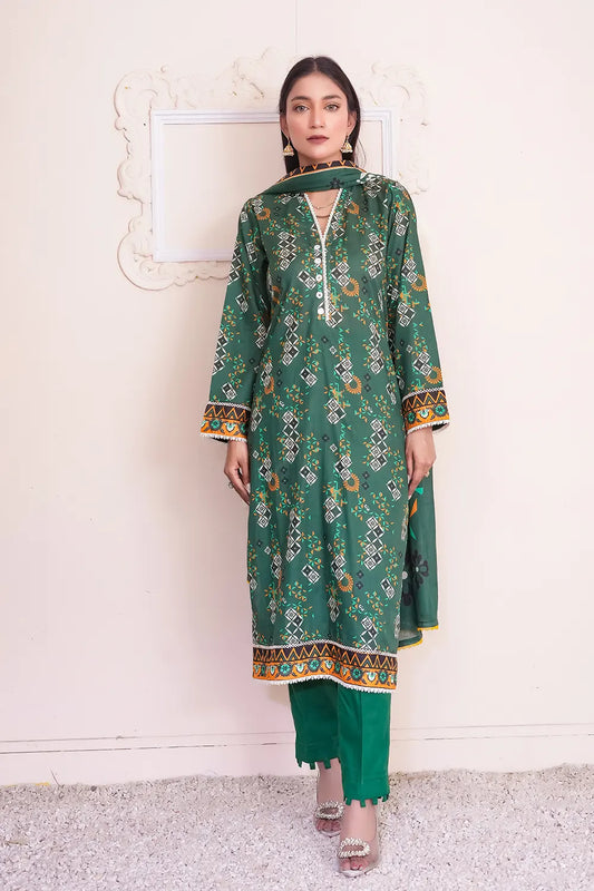 Glamorous Digital Printed Lawn BR-1392