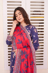 Glamorous Digital Printed Lawn BR-1385