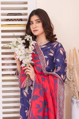 Glamorous Digital Printed Lawn BR-1385