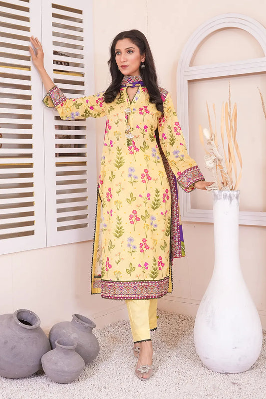 Glamorous Digital Printed Lawn BR-1390
