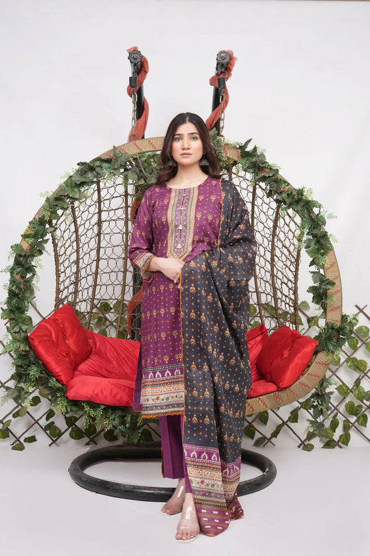 Charm Digital Printed Lawn BR-1419