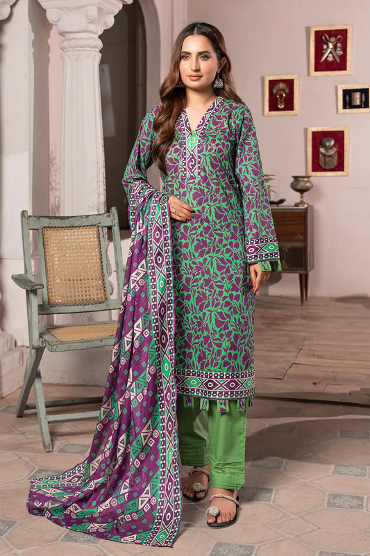 Maahru Digital Printed Lawn BR-1335