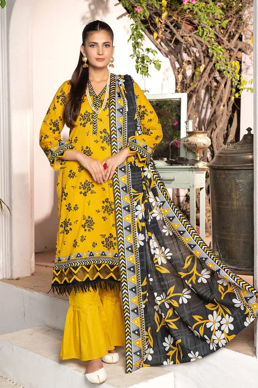 Maahru Digital Printed Lawn BR-1344