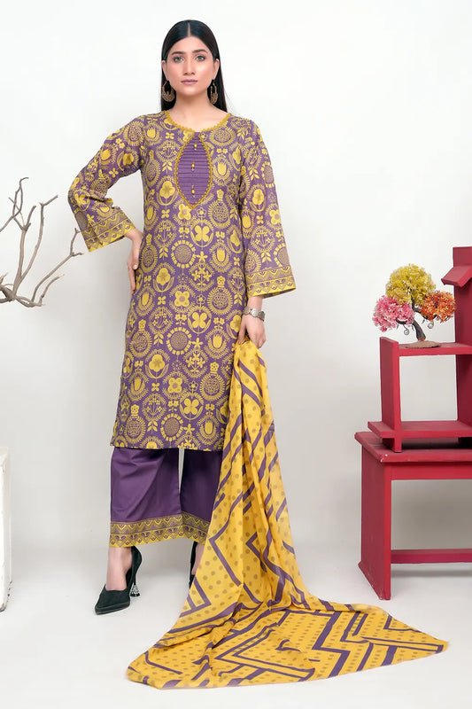 Shama Digital Printed Lawn BR-1376
