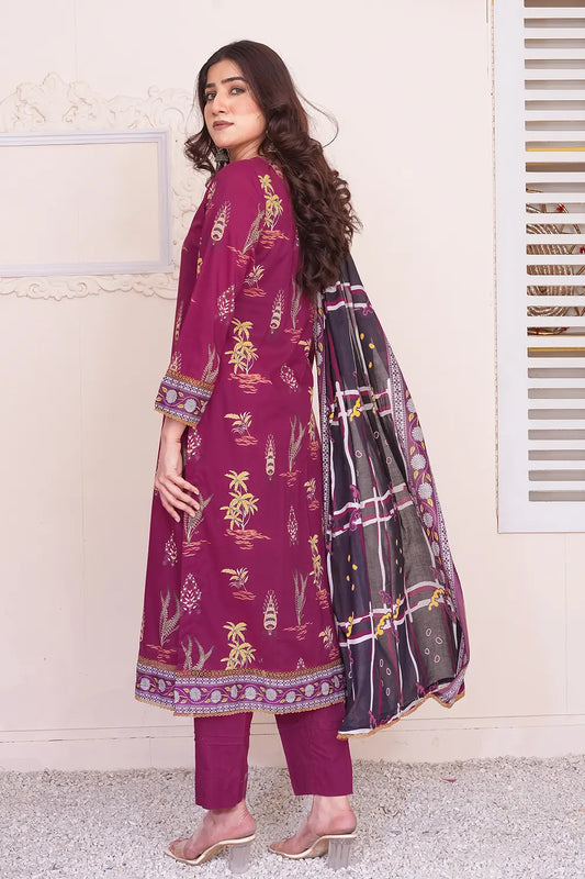 Glamorous Digital Printed Lawn BR-1395