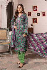 Maahru Digital Printed Lawn BR-1335