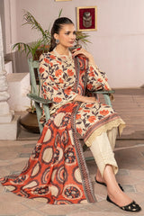 Maahru Digital Printed Lawn BR-1336