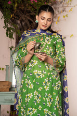 Maahru Digital Printed Lawn BR-1338