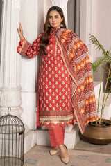 Maahru Digital Printed Lawn BR-1339