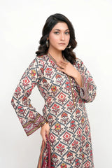 Shama Digital Printed Lawn  BR-1375