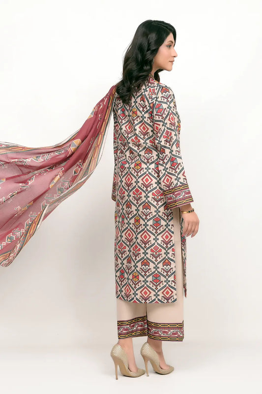Shama Digital Printed Lawn  BR-1375