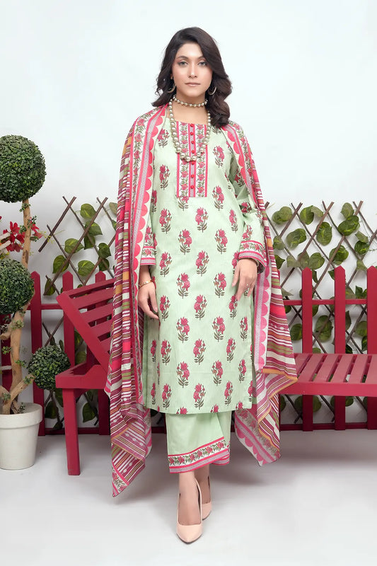 Shama Digital Printed Lawn  BR-1377