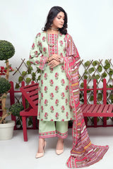 Shama Digital Printed Lawn  BR-1377