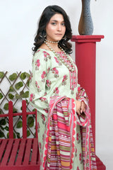 Shama Digital Printed Lawn  BR-1377