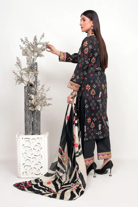Shama Digital Printed Lawn  BR-1378