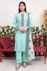 Shama Digital Printed Lawn  BR-1379