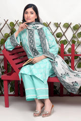 Shama Digital Printed Lawn  BR-1379