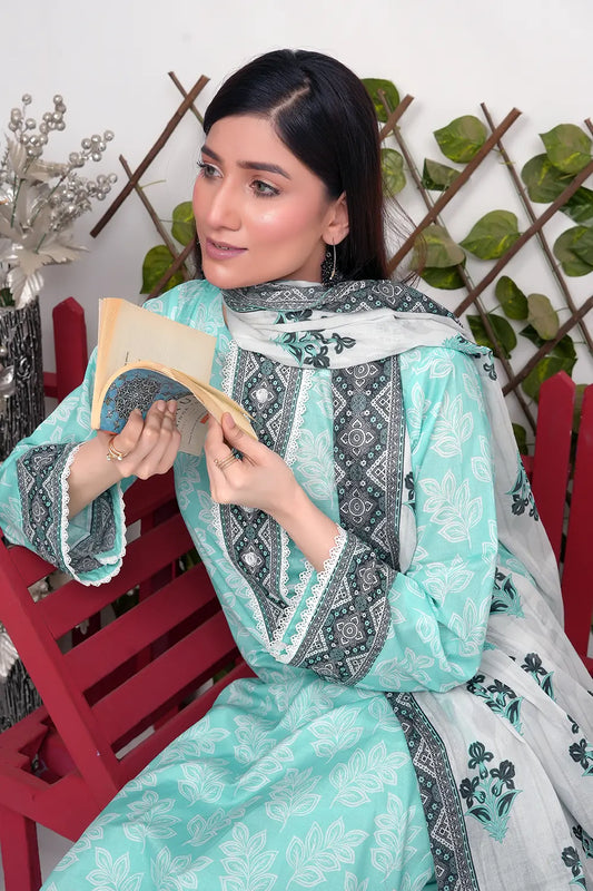 Shama Digital Printed Lawn  BR-1379