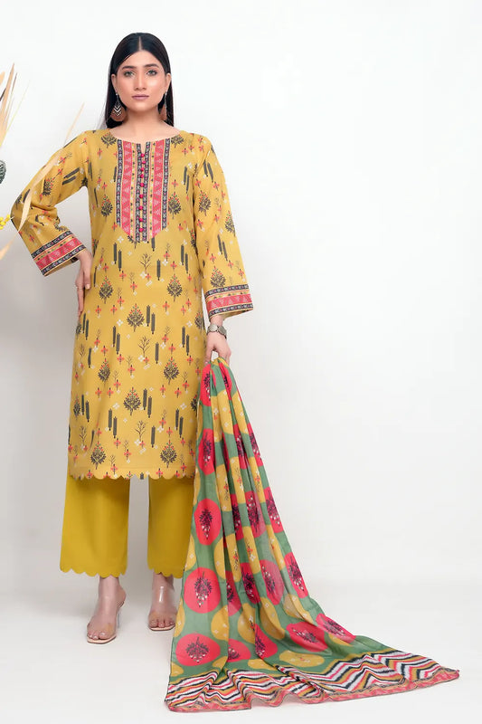 Shama Digital Printed Lawn  BR-1380