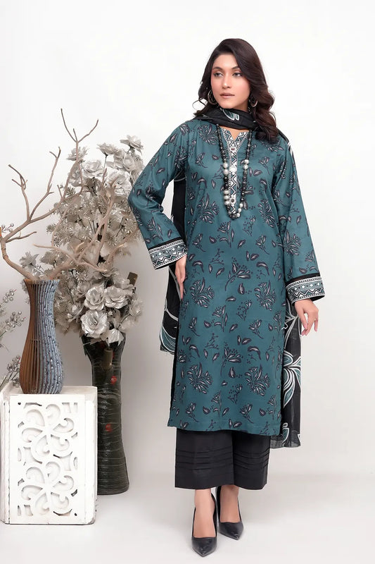 Shama Digital Printed Lawn  BR-1381