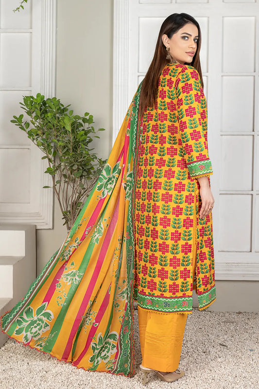 Reet Digital Printed Lawn BR-1397